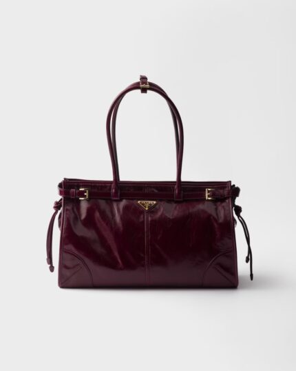 Prada Bonnie large leather handbag