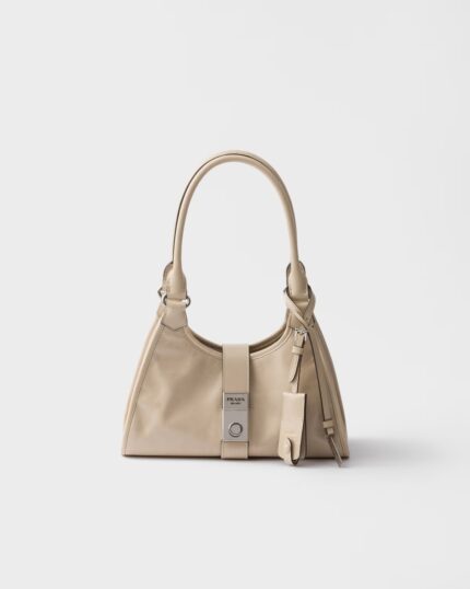 Small leather tote bag