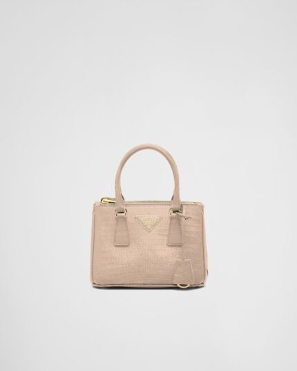 Prada Galleria lizard skin mini-bag