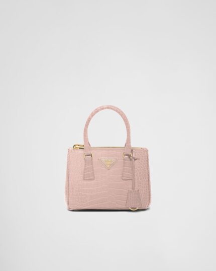 Prada Galleria crocodile leather mini-bag