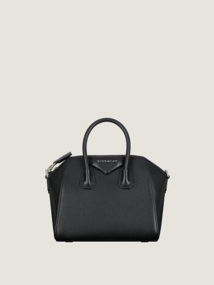 Mini Antigona bag in grained leather